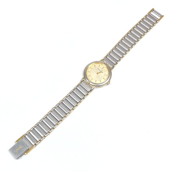 Yves Saint Laurent Gold and Silver Women's Watch - Picture 3 of 16